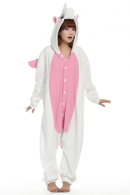 Pink Unicorn Kigurumi Onesie Pajama For Women & Men