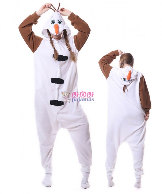 Unisex Olaf Onesie Pajama Animal Onesies Costume