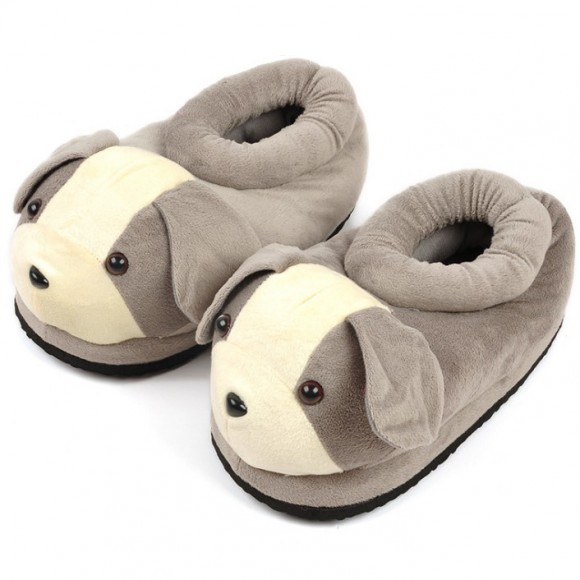 Dog Paw Claw House Plush Slippers Animal Costume Shoes