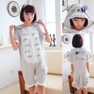 Blink Totoro Kigurumi Summer Onesies Pajamas Animal Hoodie Short Sleeve