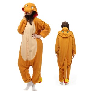 Fiery Dragon Kigurumi Onesie Pajamas Animal Costumes For Adult
