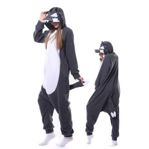 Grey Wolf Onesie Pajama Kigurumi Onesies Pajama Costumes