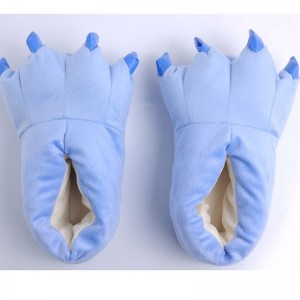Light Blue Animal Onesies Kigurumi slippers Adult Plush Shoes