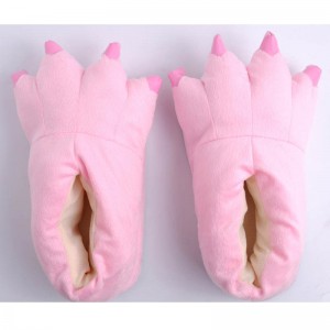 Pink Animal Onesies Kigurumi slippers Plush Shoes