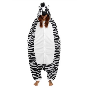 Zebra Kigurumi for Adult Animal Onesies Pajama