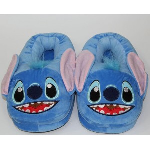 Blue Stitch Slippers Animal Plush Shoes For Women & Men