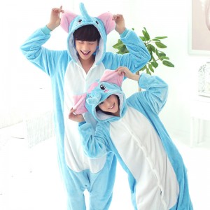 Kigurumi Elephant Pajamas Animal Onesies Costume
