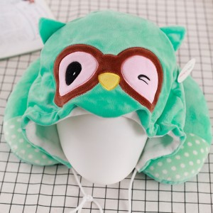 Green Owl Neck Pillow For Women & Men