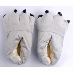 Grey Animal Onesies Kigurumi slippers Plush Shoes