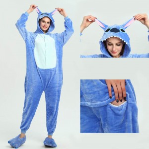 Blue Stitch onesies animal kigurumi pajamas for Women & Men