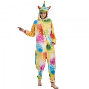 Star Rainbow Unicorn Onesie Pajama For Women & Men