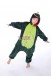 Green Dinosaur animal kigurumi onesie pajamas for kids