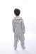 Grey Totoro animal kigurumi onesie pajamas for kids