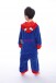 Red Blue Spider Man onesie pajamas for kids