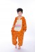 ellow Black Tigger animal kigurumi yonesie pajamas for kids