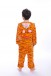 ellow Black Tigger animal kigurumi yonesie pajamas for kids