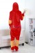 Unisex Red Iron Man kigurumi onesies animal pajamas