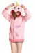 Pink Unicorn Fleece Hoodie Coat Jacket Animal Kigurumi Pajama