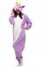 Purple Unicorn Onesies Kigurumi Pajamas For Adult