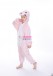 Pink Dinosaur animal kigurumi onesie pajamas for kids