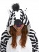 Zebra Kigurumi for Adult Animal Onesies Pajama