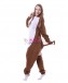 Brown Monkey Onesie Pajama Unisex Animal Onesie Pajama