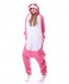 Pink Rabbit Kigurumi Onesie Animal Pajamas For Adults
