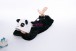 Black white Panda animal kigurumi onesie pajamas for kids