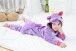 Unicorn With Rainbow Color Onesie pajamas For Kids