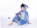 Blue Stitch animal kigurumi onesie pajamas for kids
