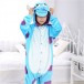Blue Purple Sullivan animal kigurumi onesie pajamas for kids