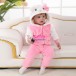 Baby Pink Kitty Cat Kigurumi Onesie Pajamas Animal Onesies Costume