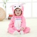 Baby Pink Sheep Goat Kigurumi Onesie Pajamas Animal Onesies Costume