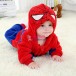 Baby Superhero Spiderman Toddler Kigurumi Onesie Pajamas Animal Costume