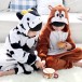 Cows and Squirrels Animal Kigurumi Onesie Pajamas for Kids