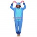 Unisex Cute Blue Stitch Onesie Winter Warm Animal Pajama