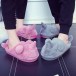 Fluffy Unicorn Cute Warm Winter Home Soft Household Slippers