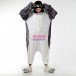 Gray Penguin Onesie Pajamas Adult Animal Costumes