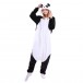 Unisex Black white Kungfu Panda kigurumi onesies animal pajamas