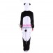 Unisex Black white Kungfu Panda kigurumi onesies animal pajamas