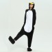 Unisex Black white Penguin kigurumi onesies animal pajamas