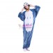 Unisex Blue Owl kigurumi onesies animal pajamas