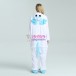 Unisex kigurumi Blue Unicorn onesies animal pajamas