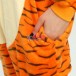 Unisex kigurumi Yellow Black Tigger onesies animal onesies pajamas