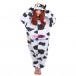 Milk Cow Onesie Unisex Animal Onesie Pajama