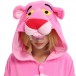 Kigurumi Pink Panther Onesie Animal Costumes For Adult & Kids