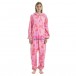 Pink Star Pattern Unicorn Onesie Pajamas For Women & Men