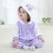 Purple Baby Kitty Cat Kigurumi Onesie Pajamas Animal Onesies Costume