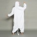 Kigurumi White Cat Onesie Pajamas Animal Costume For Adult