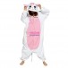 Kigurumi White Cat Onesie Pajamas Animal Costume For Adult
